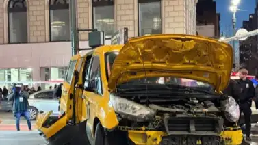 Taxista atropella a peatones en Nueva York: Reportan varios heridos Taxista atropella a peatones en Nueva York: Reportan varios heridos