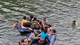 Autoridades rescatan a seis migrantes del Río Bravo