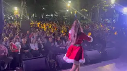 Reciben temporada navideña en El Hatillo: Encendieron el arbolito en la plaza Bolívar