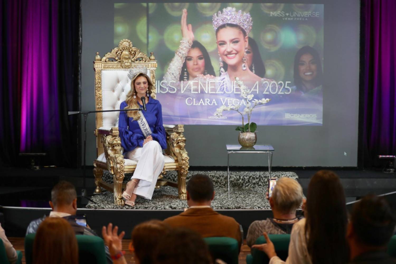 Clara Vegas promete trabajo arduo para convertirse en Miss Universo 2026