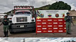 Golpe al contrabando: detienen camión de carga que ocultaba más de 500 cilindros de gas domésticos