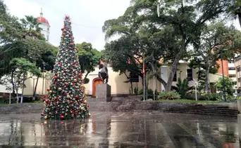 Plaza Bolivar de Chacao navidad