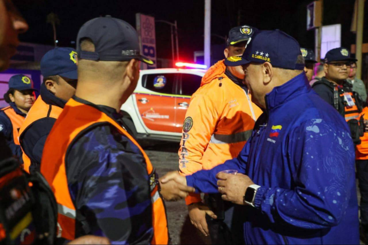 Diosdado Cabello recorre Caracas y Miranda en plenas celebraciones decembrinas