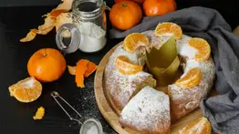 Sin harina ni lácteos torta de mandarina para disfrutar en familia