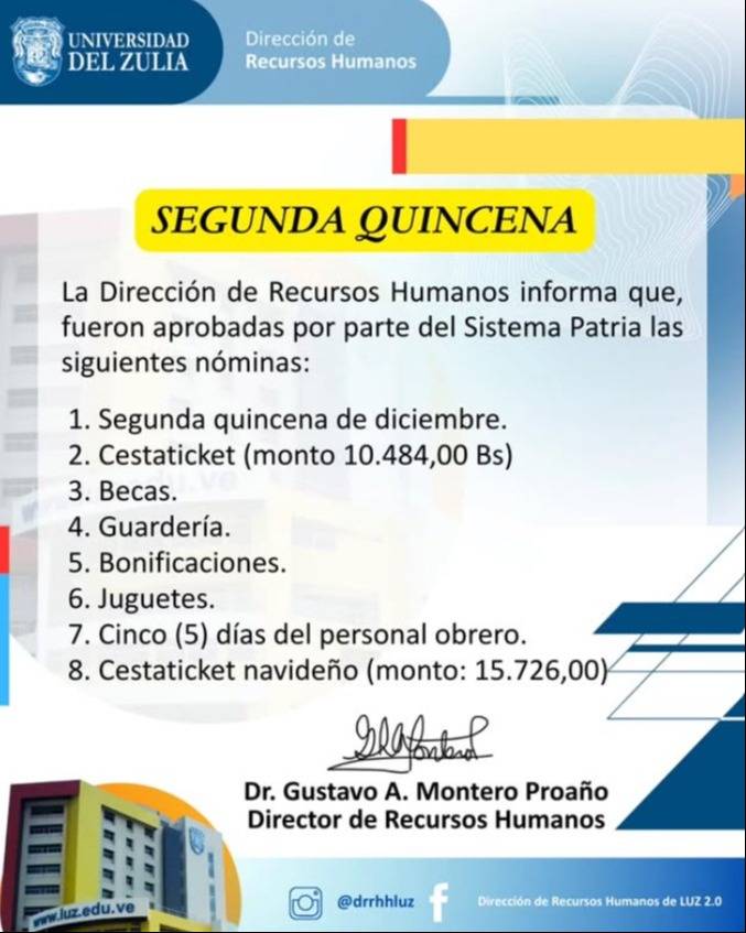 Nuevos pagos para la administración pública: confirman montos de otra bonificación navideña y alimentación Nuevos pagos para la administración pública: confirman montos de otra bonificación navideña y alimentación