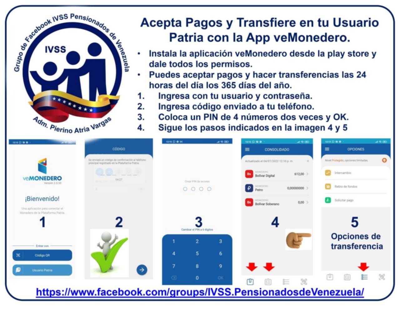 Pagos y transferencias a través de la app veMonedero: estos son los pasos a seguir