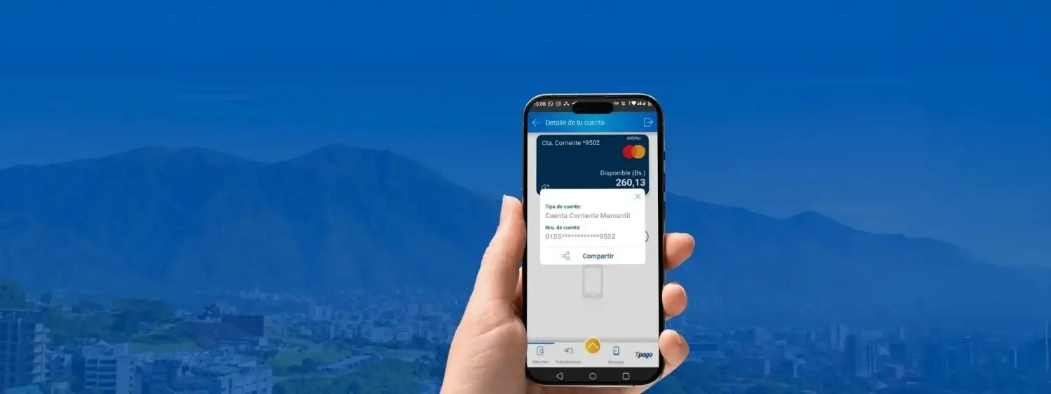 Banco Mercantil cambiar numero