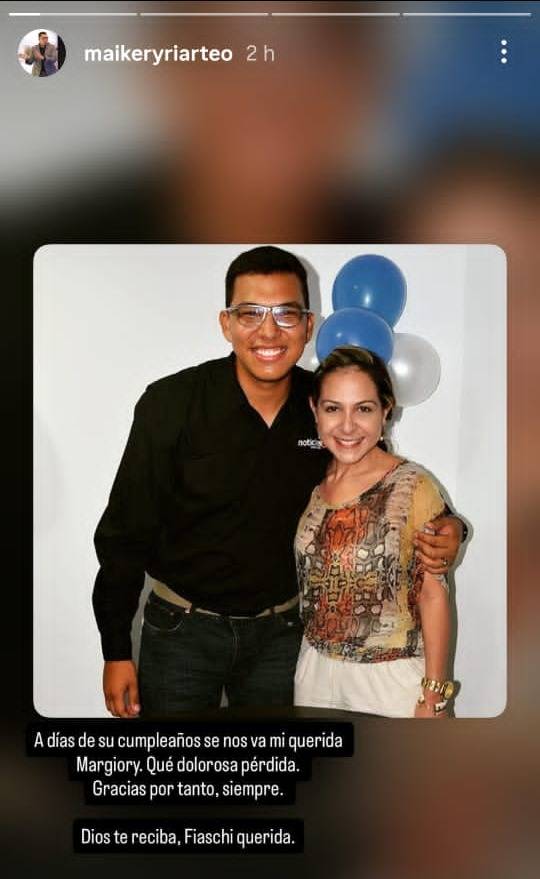 Muere la periodista venezolana Margiory Fiaschi: así la despiden sus colegas