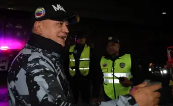 "Garantizamos la tranquilidad": Diosdado Cabello realiza recorrido sorpresa por seguridad en Caracas