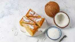 Exquisita y saludable: así puedes elaborar una torta de coco con seis ingredientes súper económicos