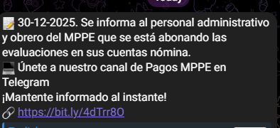 Ministerio de Educación inicia pago de evaluaciones a su personal: 30 de diciembre